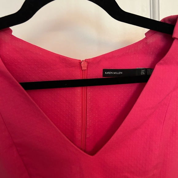Karen Millen Cotton Pink - Picture 3 of 3
